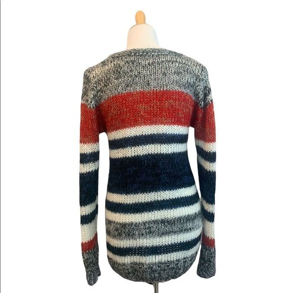 QED London | Multi Colour Knit Long Sleeve Sweater - Picture 6 of 6